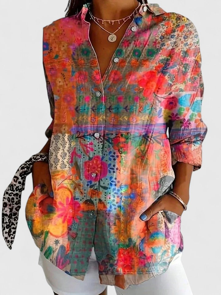Women’s Sophisticated Print Blouse