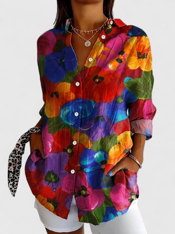 Women’s Sophisticated Print Blouse