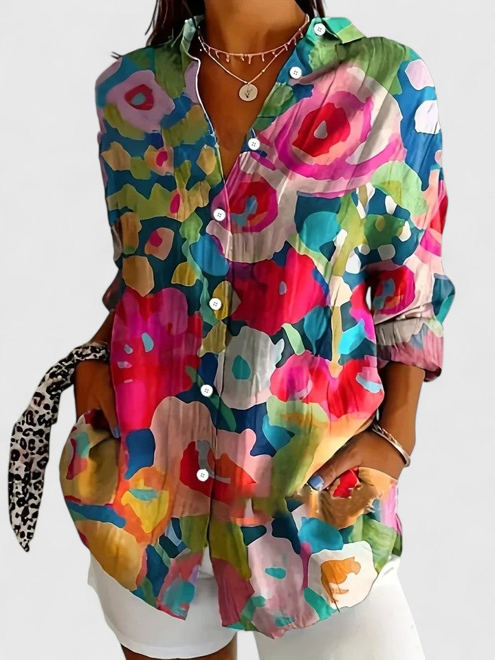 Women’s Sophisticated Print Blouse