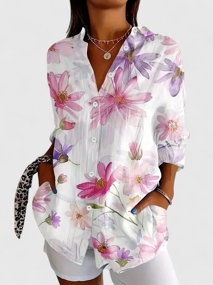 Women’s Sophisticated Print Blouse