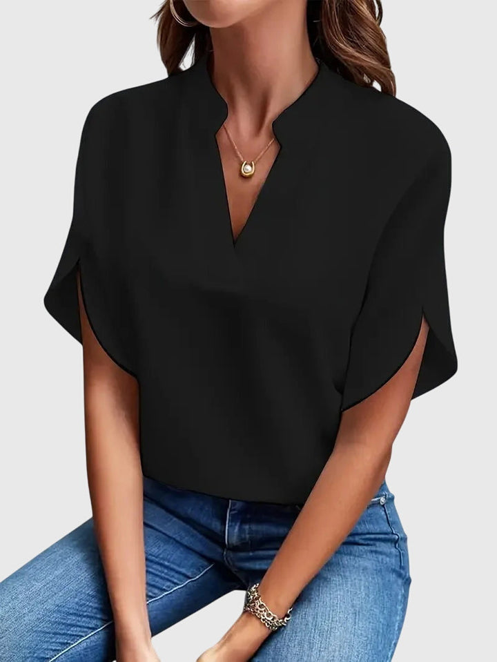 Women’s Elegant V-Neck Blouse