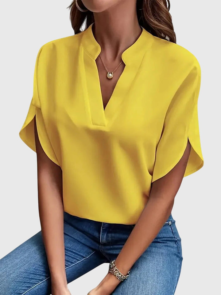 Women’s Elegant V-Neck Blouse