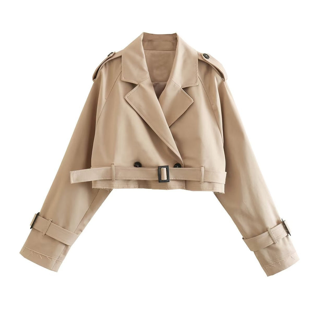 Blossom | Women's Chic Short Trench Coat