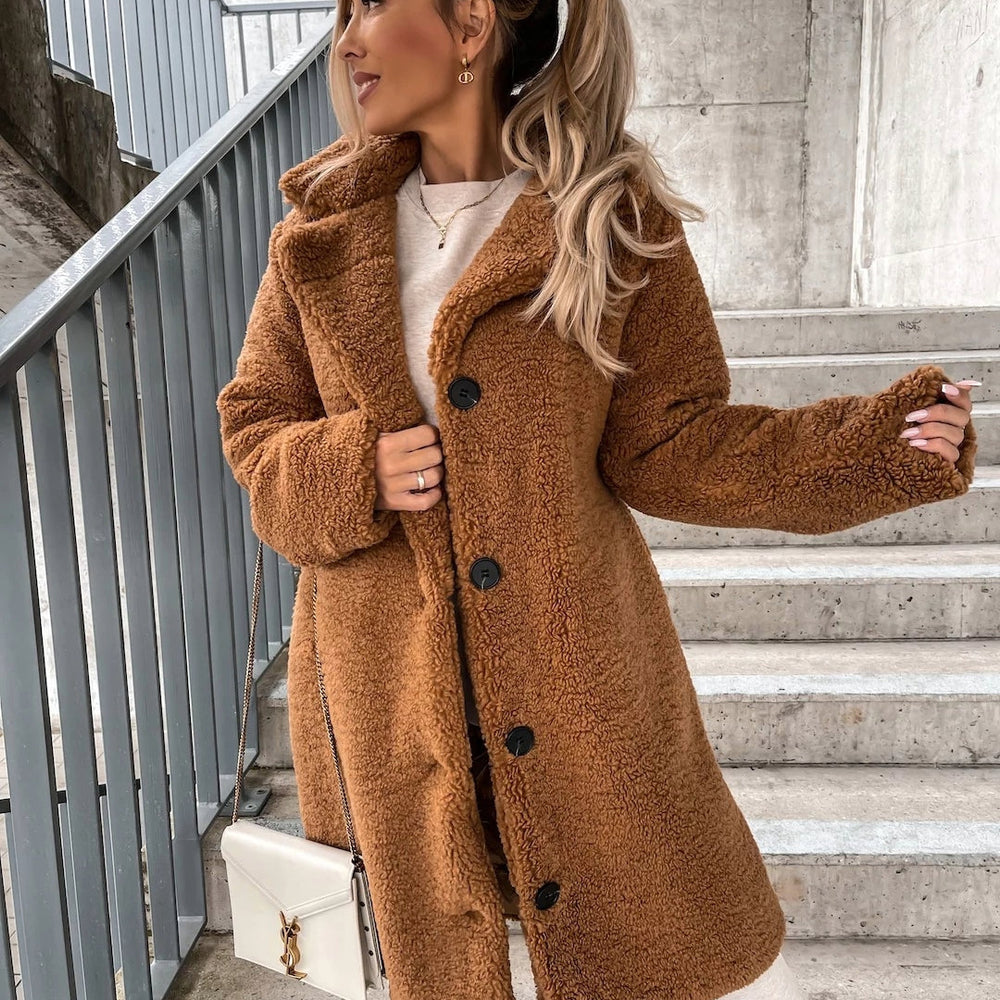 Blossom | Women's Oversized Teddy Long Coat