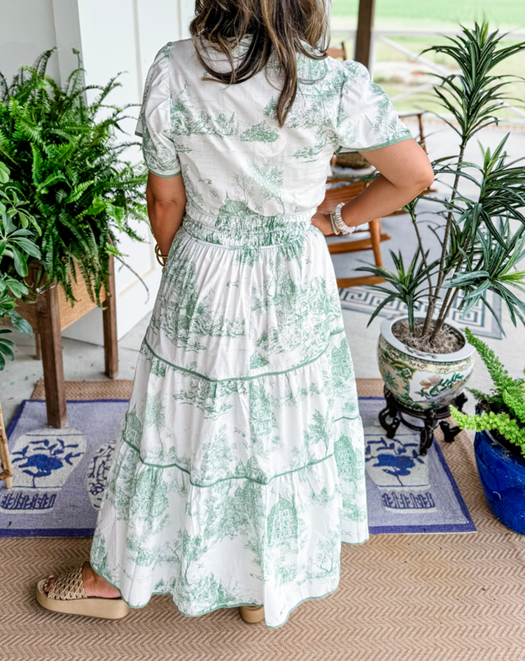 Women’s Classic Toile Maxi Dress