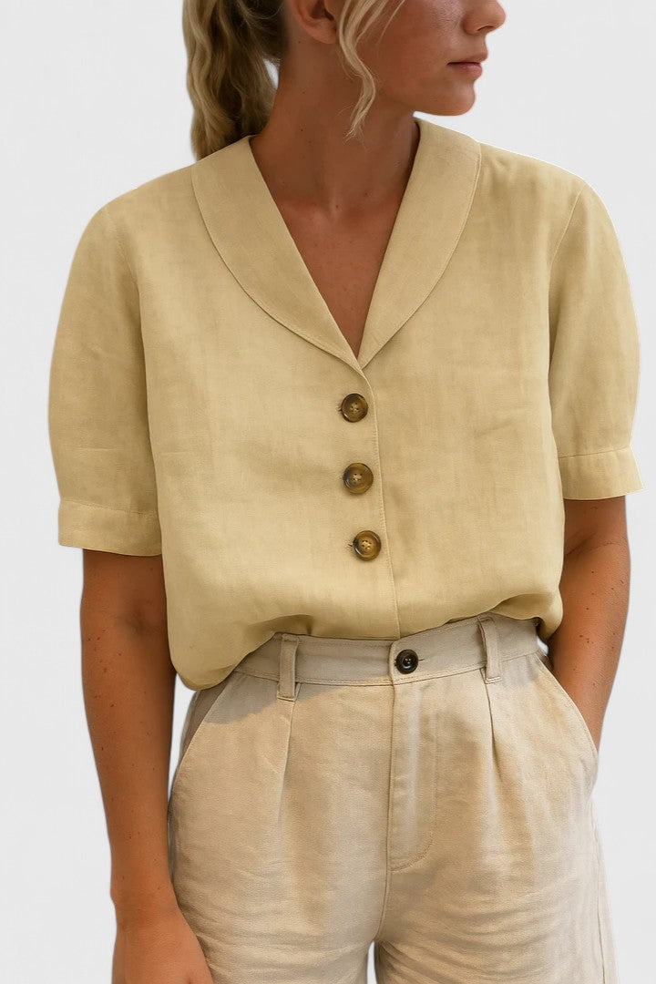Women’s Sophisticated Button-Front Blouse