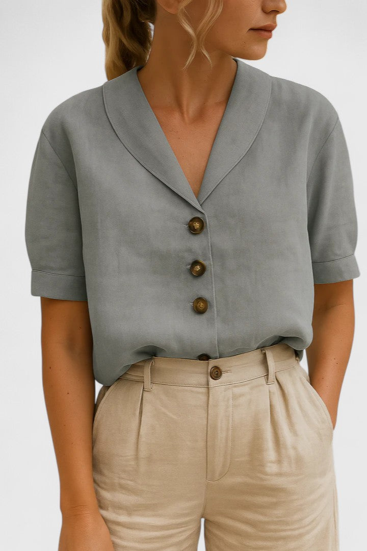 Women’s Sophisticated Button-Front Blouse