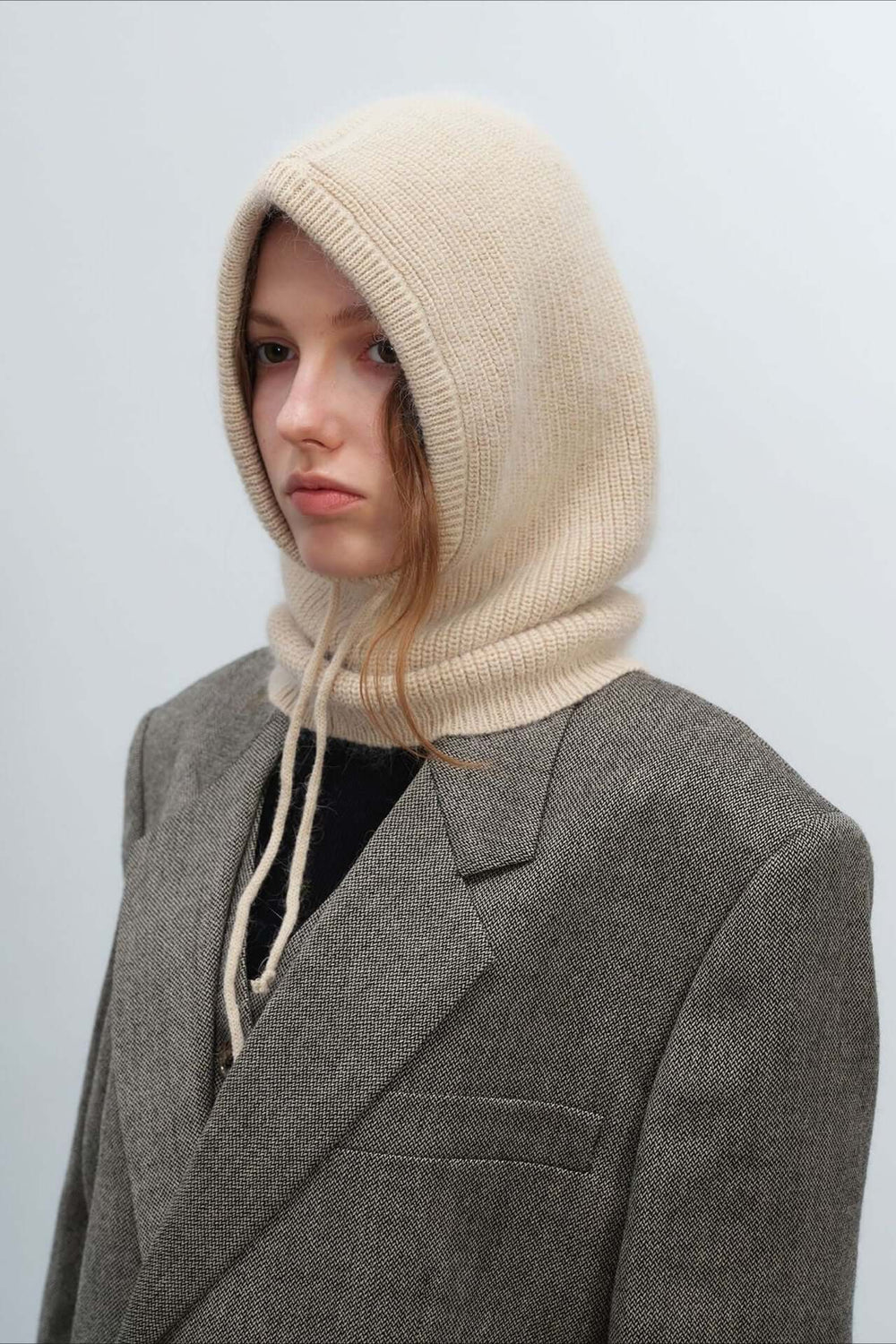 Daisy | Women's Chunky Knit Balaclava Hood Scarf