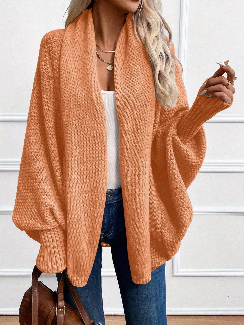 Harlow | Women's Relaxed Draped Shawl Collar Cardigan