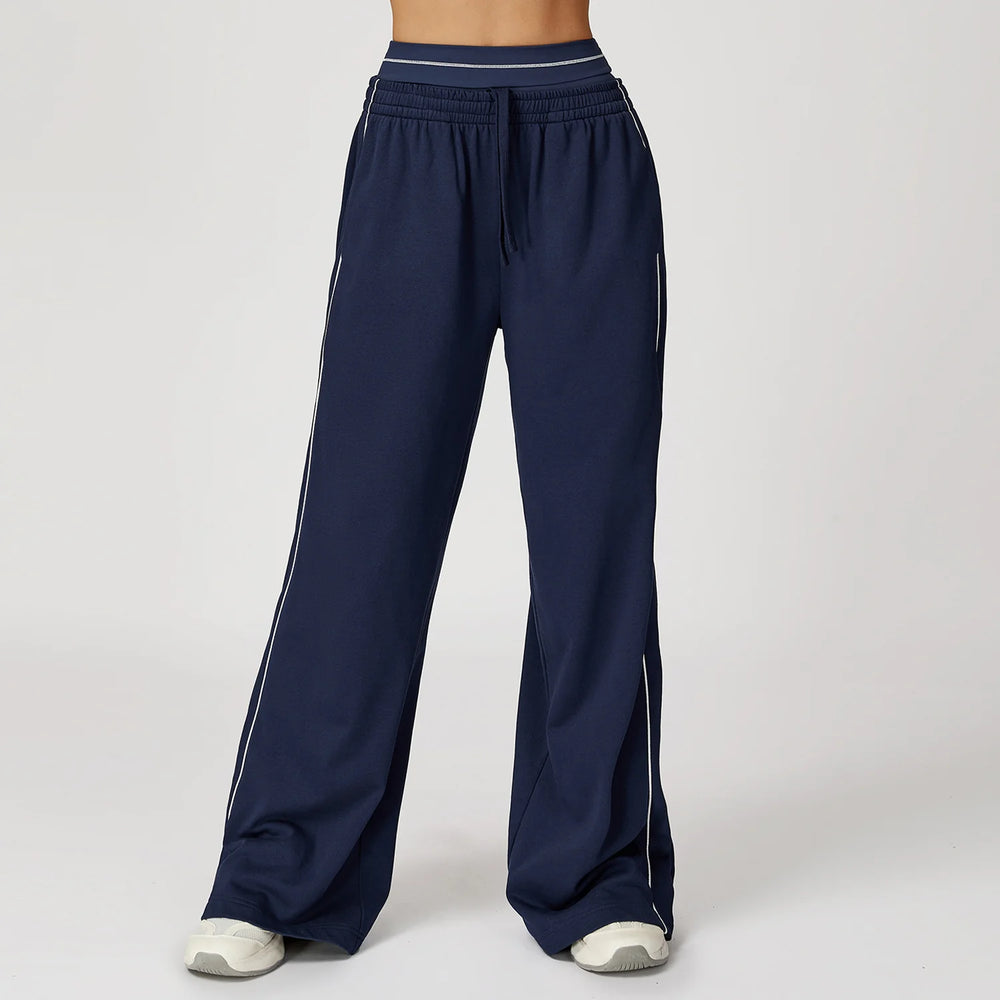 Harlow | Women's Wide-Leg Cozy Track Sweatpants