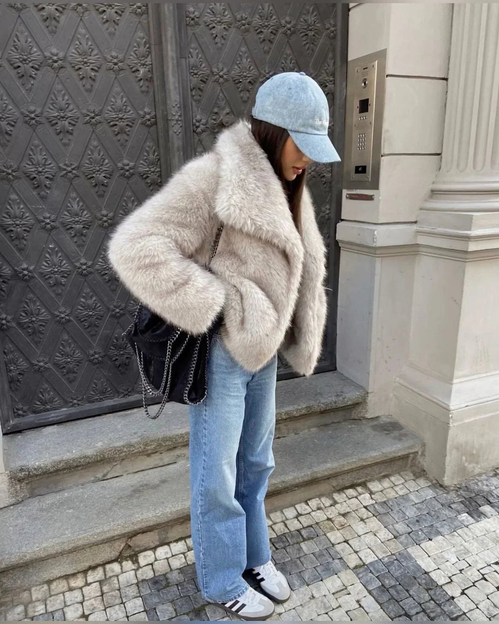 Ingrid | Women's Cozy Plush Faux Fur Coat