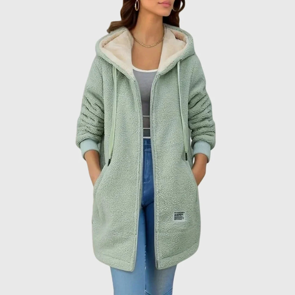 Ivy | Women's Plush Hooded Fleece Jacket