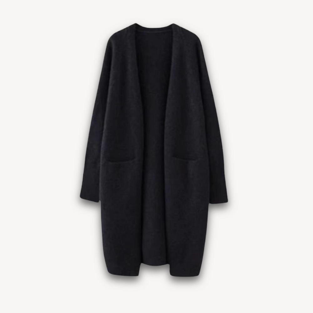 Katharine | Women's Open-Front Long Cardigan