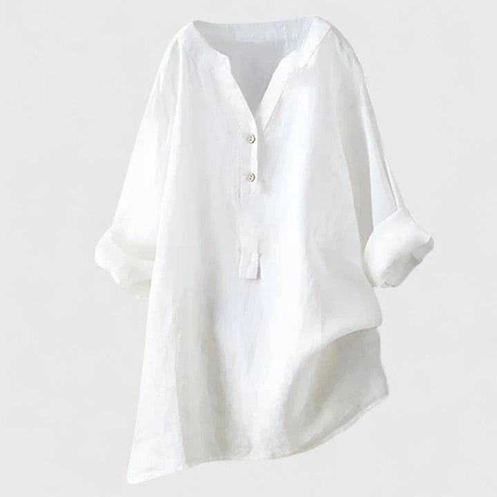 Women’s Casual Loose Fit Button-Front Summer Shirt