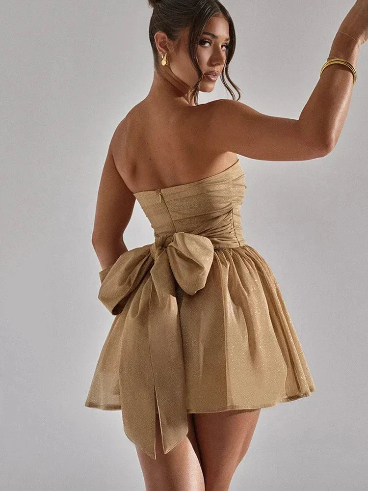 Women’s Strapless Sequin Mini Dress