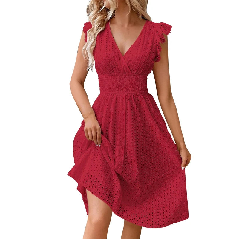 Women’s V-Neck Summer Dress