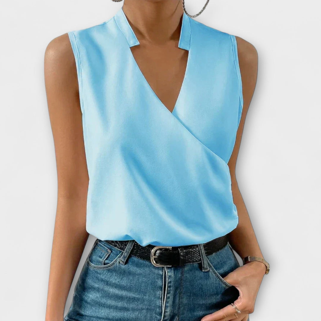 Women’s Elegant V-Neck Top