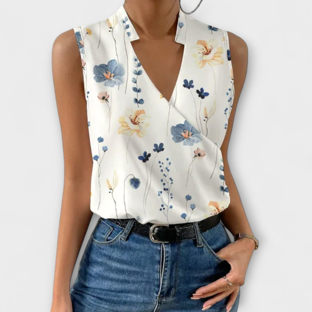 Women’s Elegant V-Neck Top