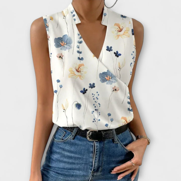 Women’s Elegant V-Neck Top