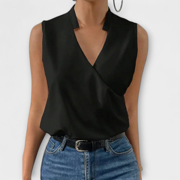 Women’s Elegant V-Neck Top