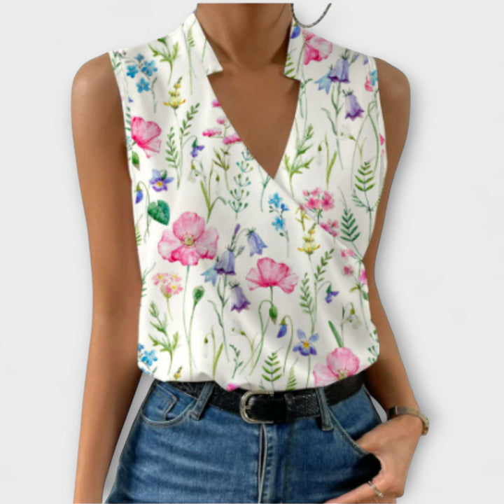Women’s Elegant V-Neck Top