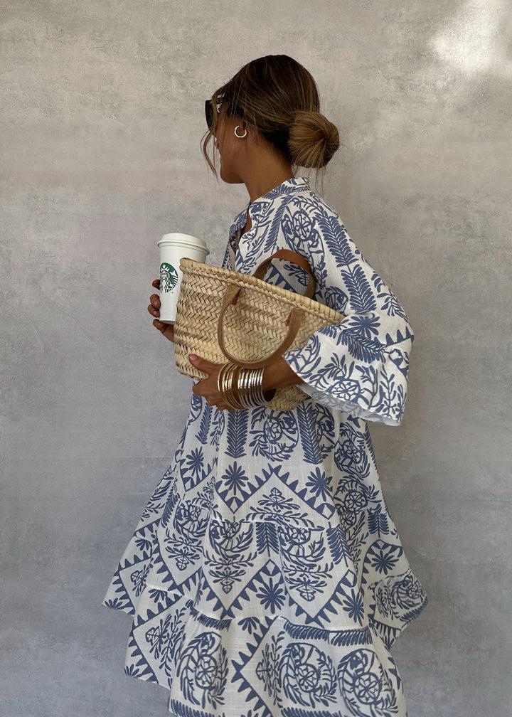 Women’s Long Sleeve Boho Summer Mini Dress