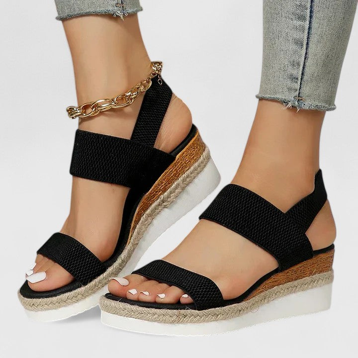 Women’s Elegant Orthopedic Sandals with Elastic Straps