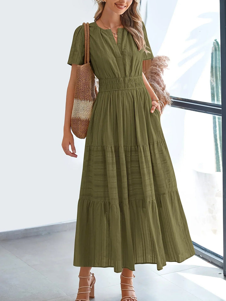 Women’s Modest Midi Summer Dress