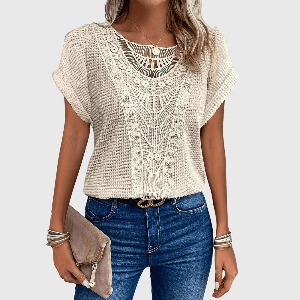 Women’s Elegant Summer Crochet Lace Blouse