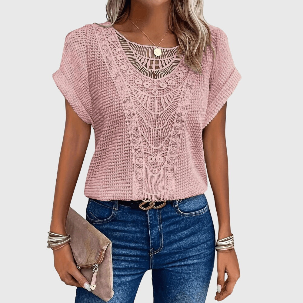 Women’s Elegant Summer Crochet Lace Blouse