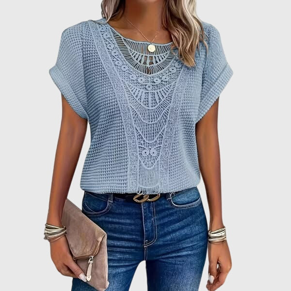 Women’s Elegant Summer Crochet Lace Blouse