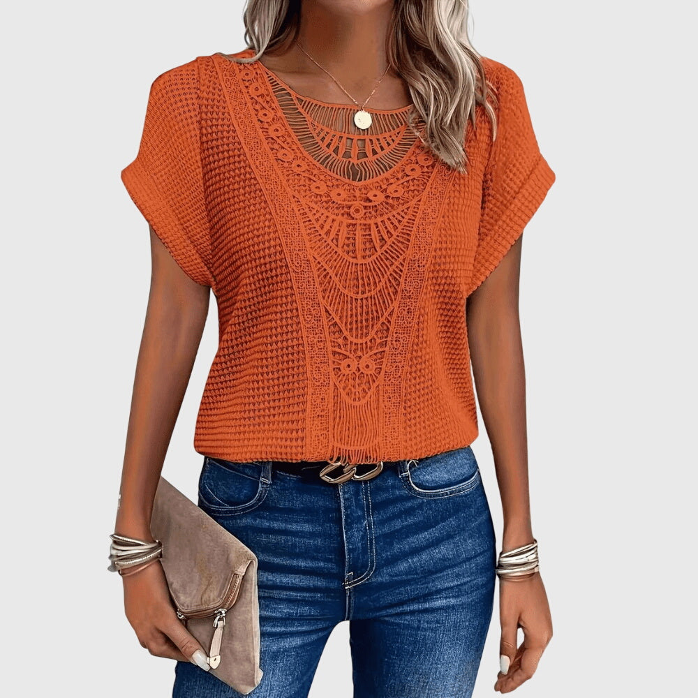 Women’s Elegant Summer Crochet Lace Blouse