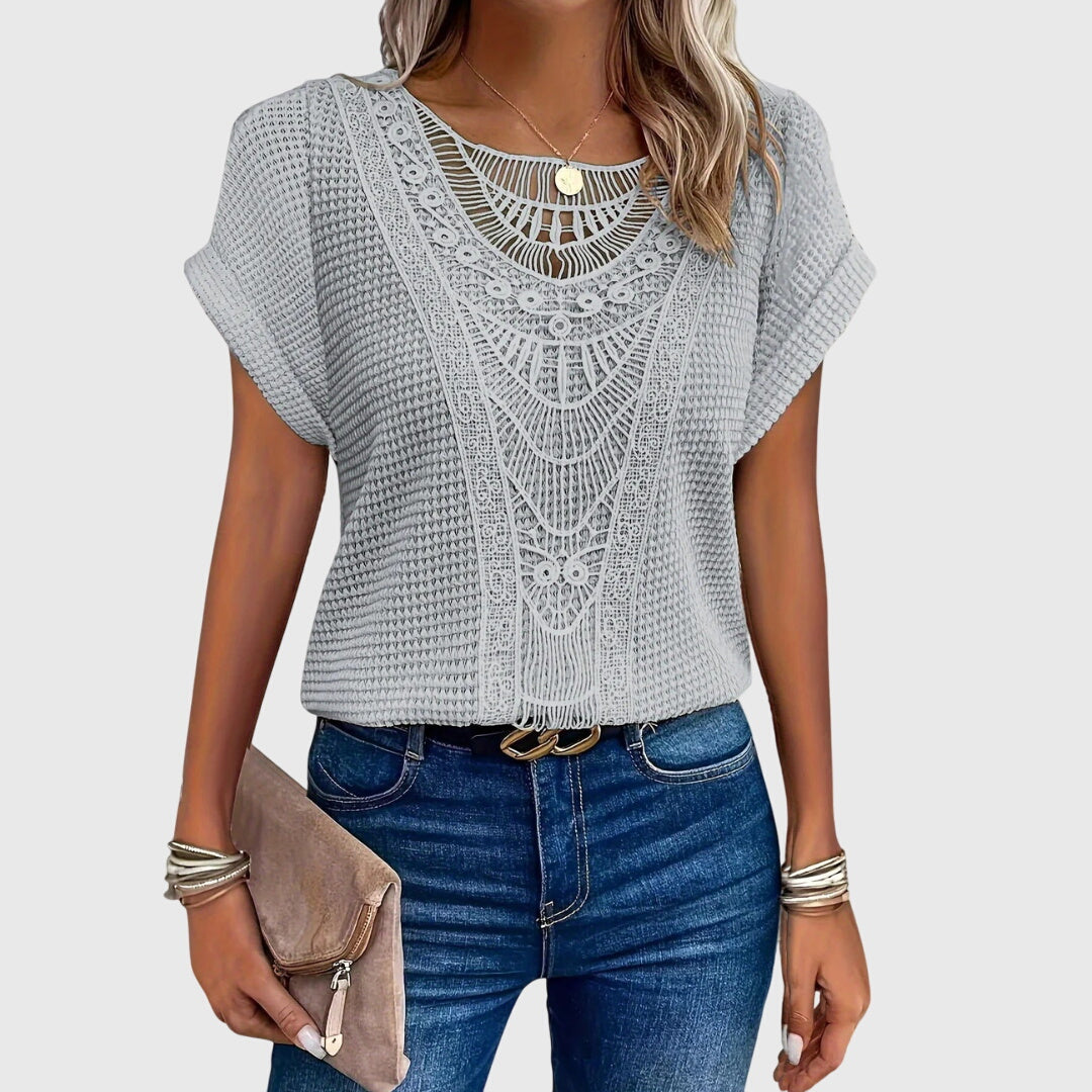 Women’s Elegant Summer Crochet Lace Blouse