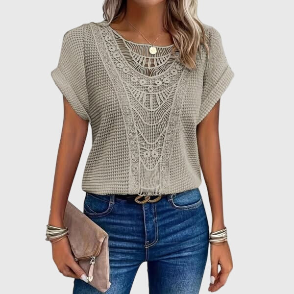 Women’s Elegant Summer Crochet Lace Blouse