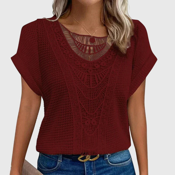 Women’s Elegant Summer Crochet Lace Blouse