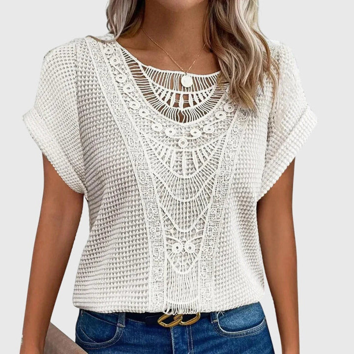 Women’s Elegant Summer Crochet Lace Blouse
