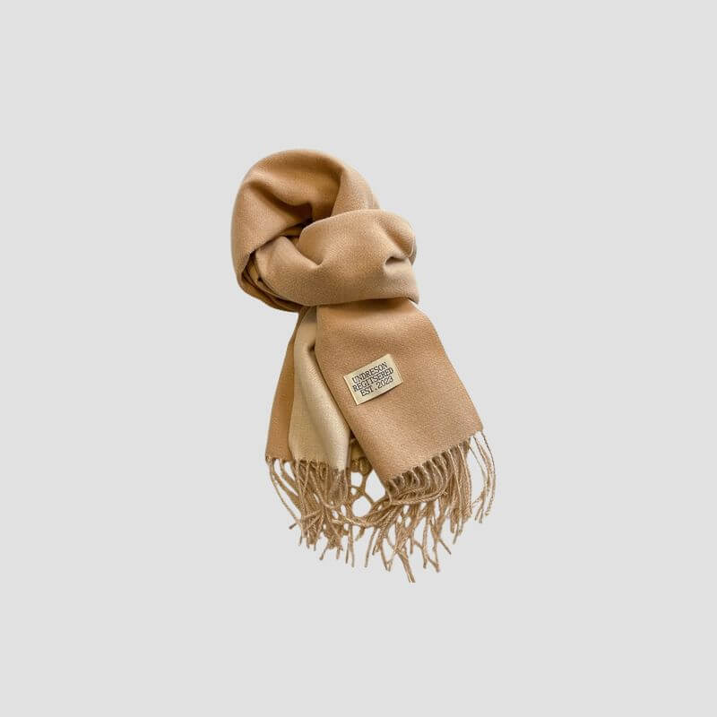 Simone | Women's Reversible Two-Tone Winter Scarf