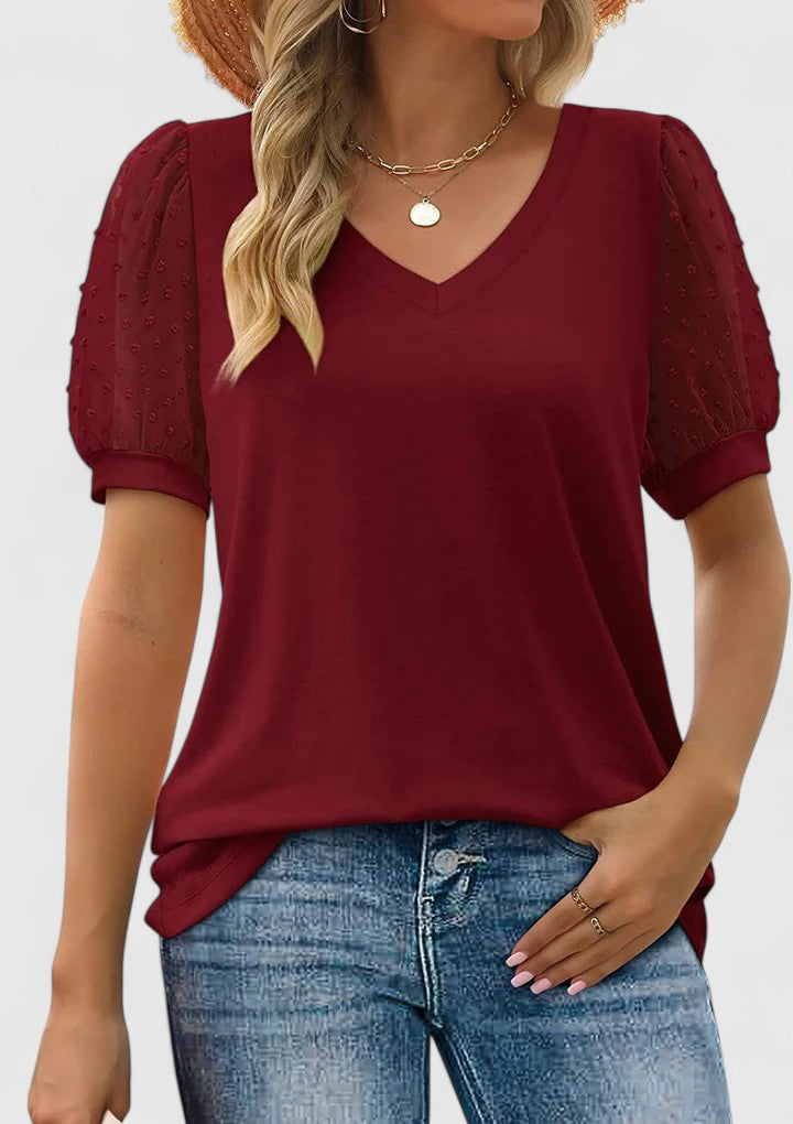 Women’s Casual V-Neck Shirt