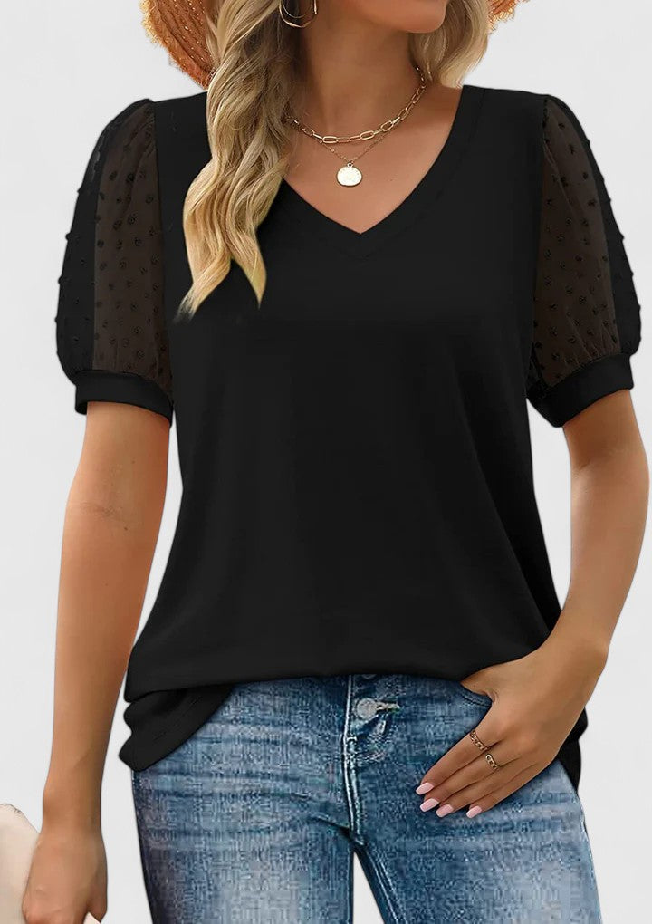 Women’s Casual V-Neck Shirt