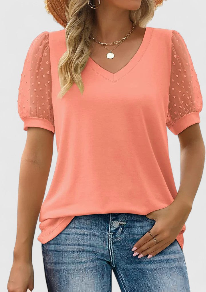 Women’s Casual V-Neck Shirt