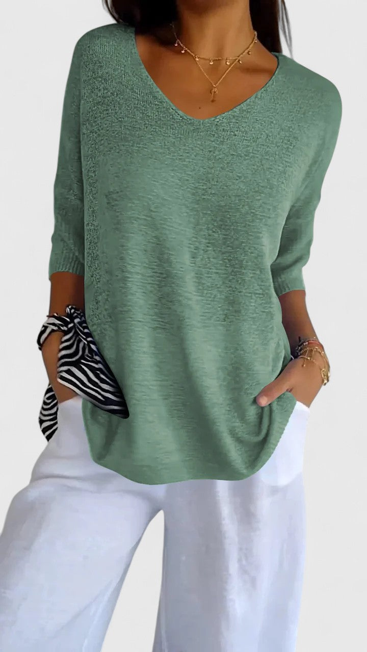 Women’s Casual V-Neck Top