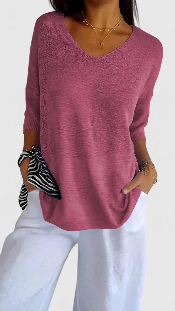 Women’s Casual V-Neck Top