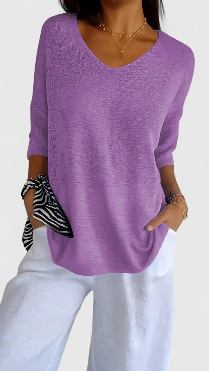 Women’s Casual V-Neck Top