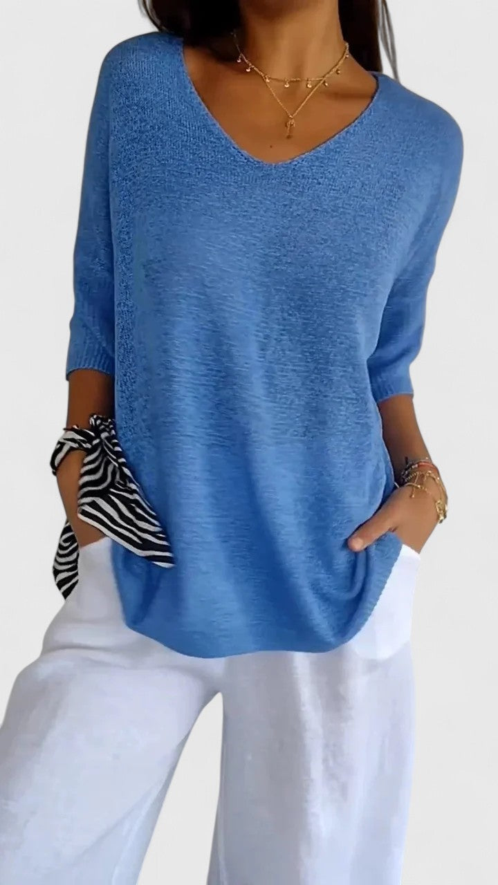 Women’s Casual V-Neck Top