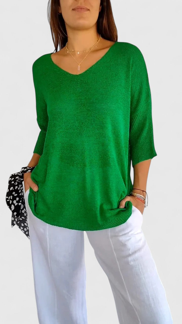 Women’s Casual V-Neck Top