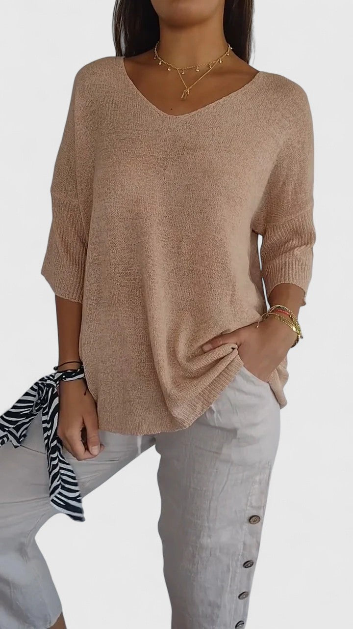 Women’s Casual V-Neck Top