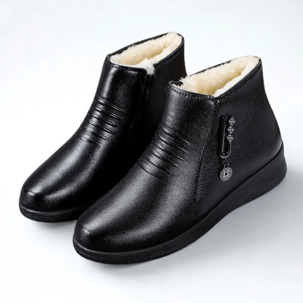 Stella | Women's Faux Leather Ankle Boots