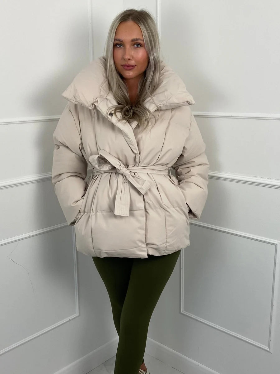 Valentina | Women's Belted Quilted Winter Coat
