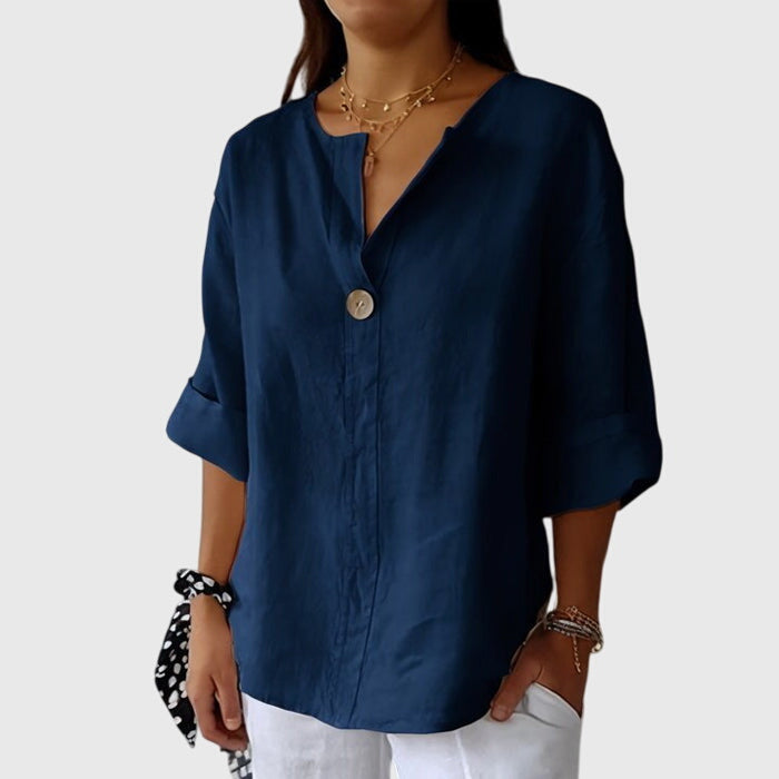 Women’s Elegant Linen Blouse