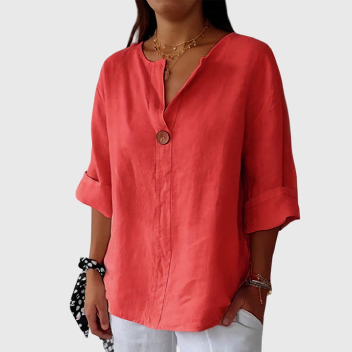 Women’s Elegant Linen Blouse